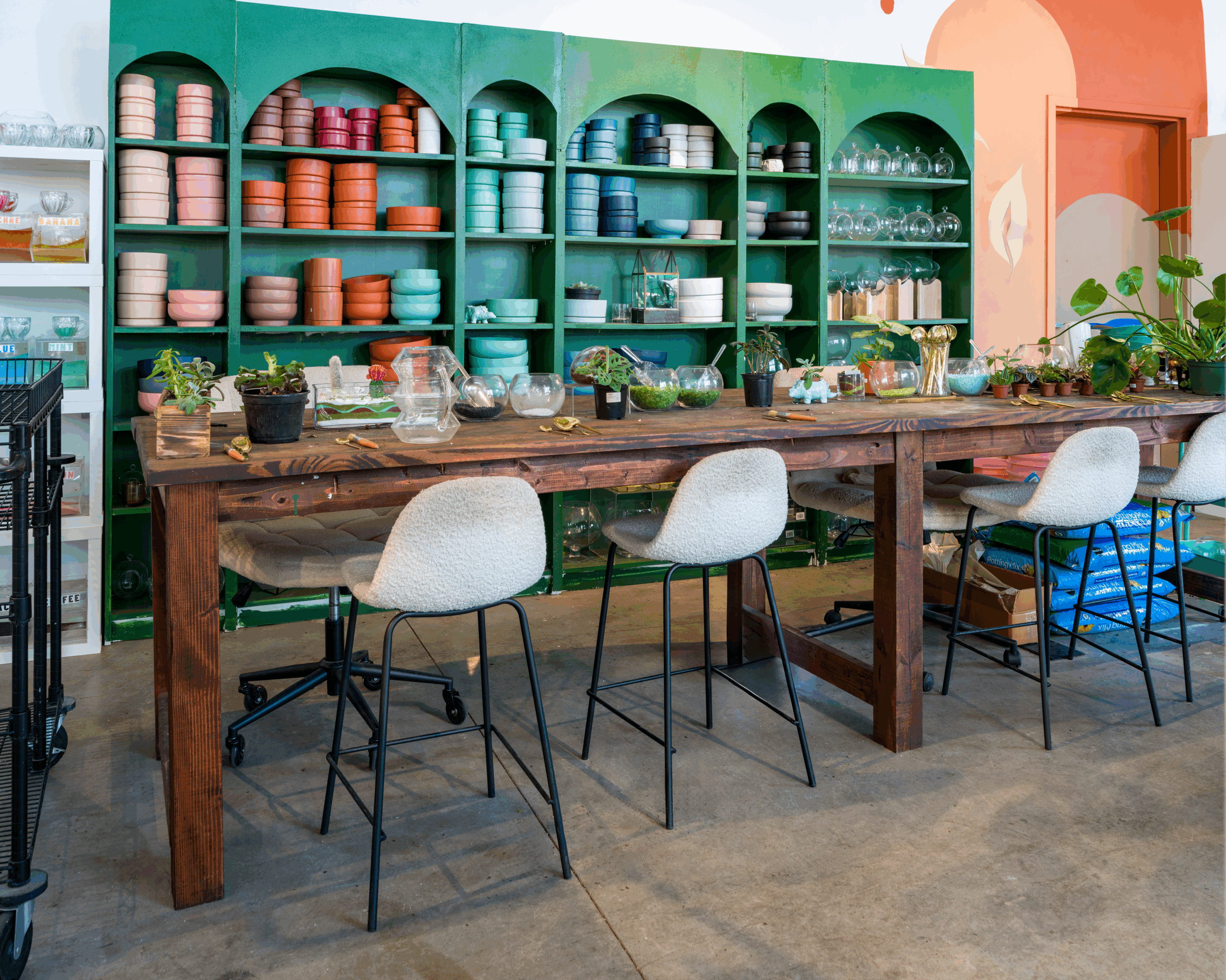 Interior of Jade & Clover, retailer at Modera Gulch